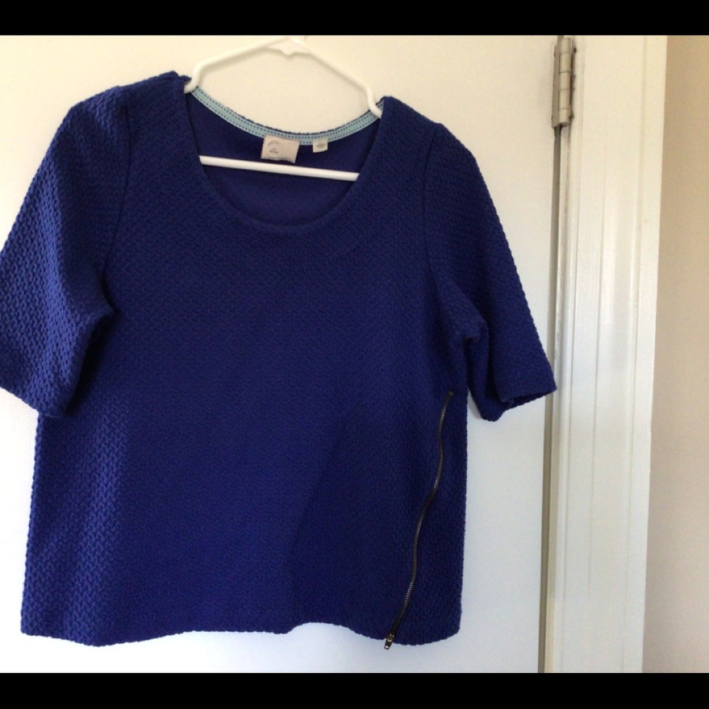 Anthropologie jacquard top $25